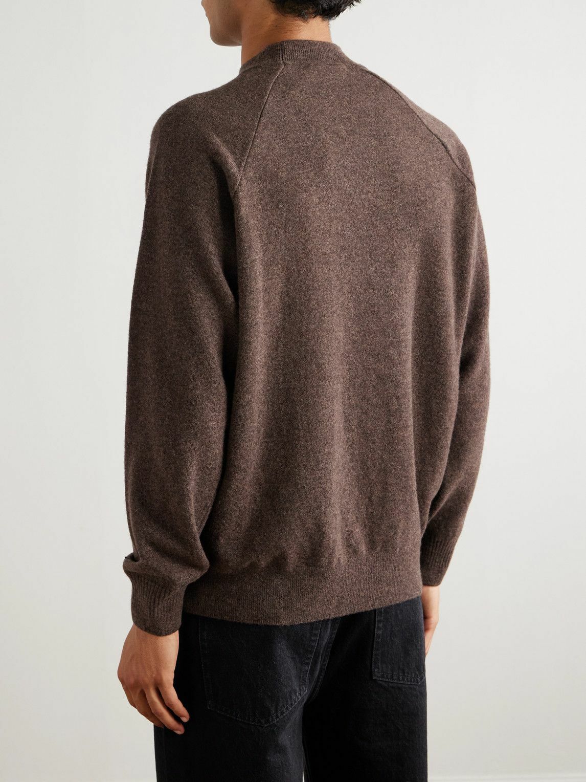 A Kind Of Guise - Morello Merino Wool Mock-Neck Sweater - Brown
