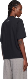 Marine Serre Black MS Sports Jersey Relaxed T-shirt