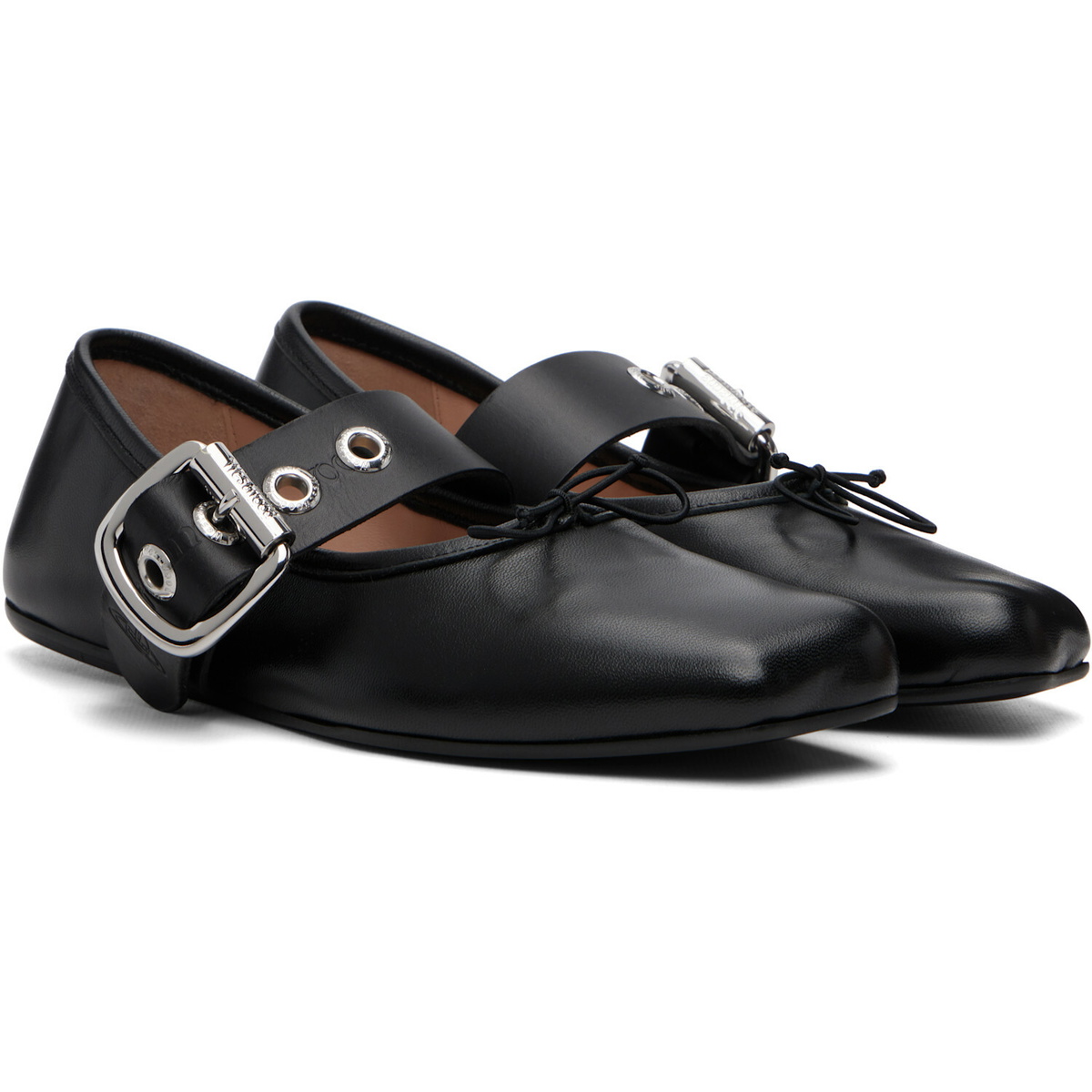 Vivienne Westwood Black Alice Ballerina Flats
