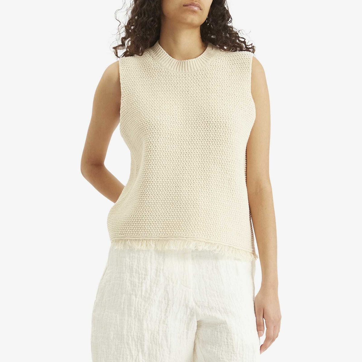 Studio Nicholson Women's 5G Vest in Cream
