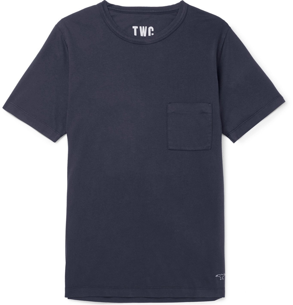Photo: The Workers Club - Cotton-Jersey T-Shirt - Blue
