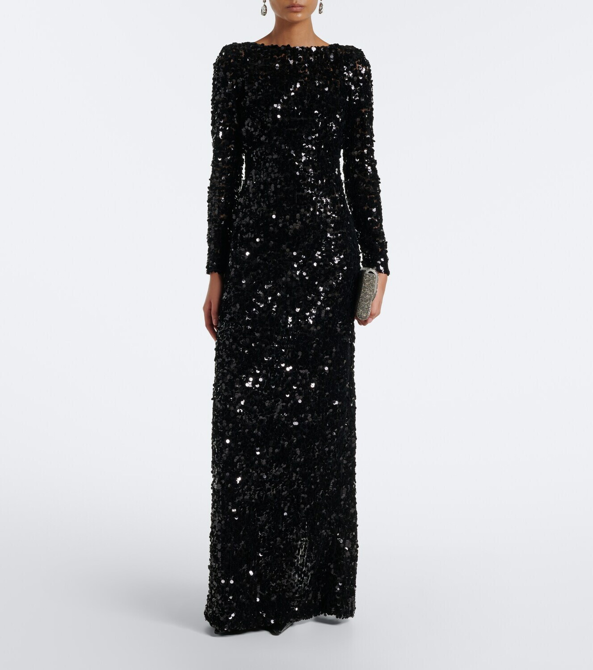 Oscar de la Renta Sequined gown