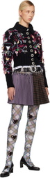 Chopova Lowena Black Washed Up Cardigan