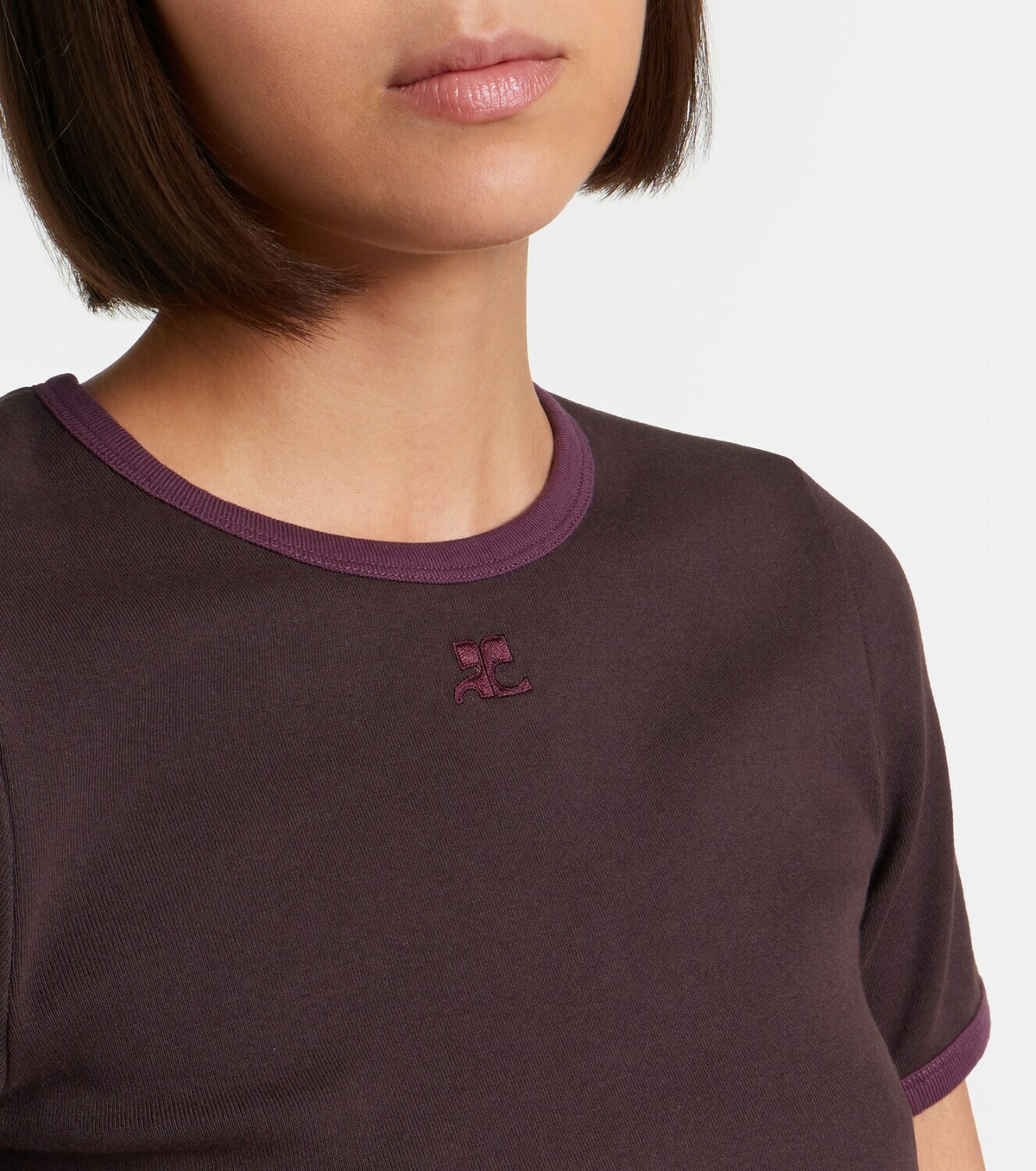 Courrèges Cotton jersey T-shirt