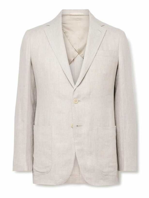 Photo: Kingsman - Linen-Twill Suit Jacket - Neutrals