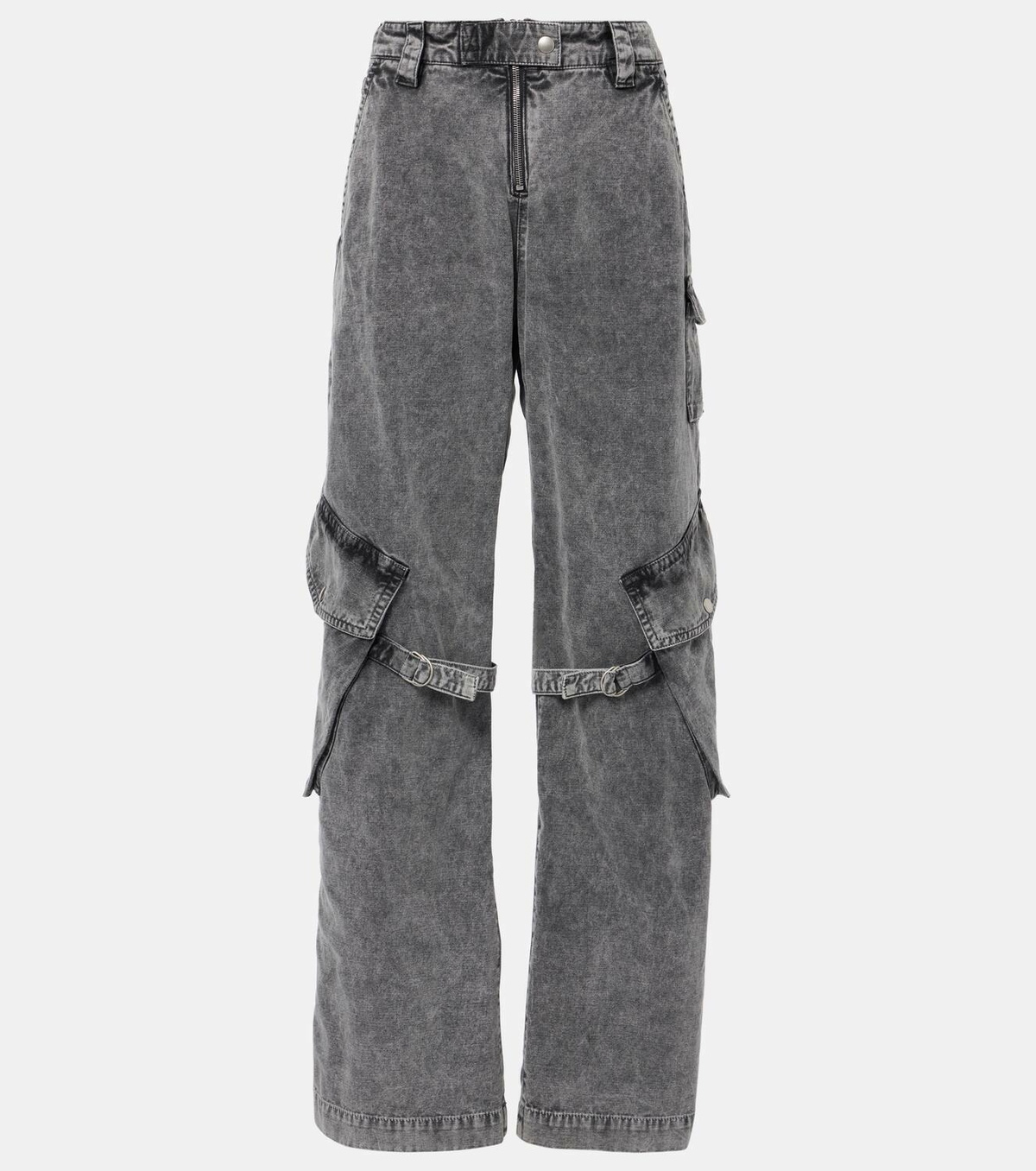Acne Studios Mid-rise cotton canvas cargo pants