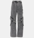 Acne Studios Mid-rise cotton canvas cargo pants