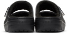 Crocs Black Classic Cozzzy Sandals