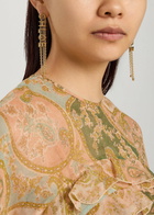 Chloe Mini Belt Trio Drop Earrings - Gold - One Size