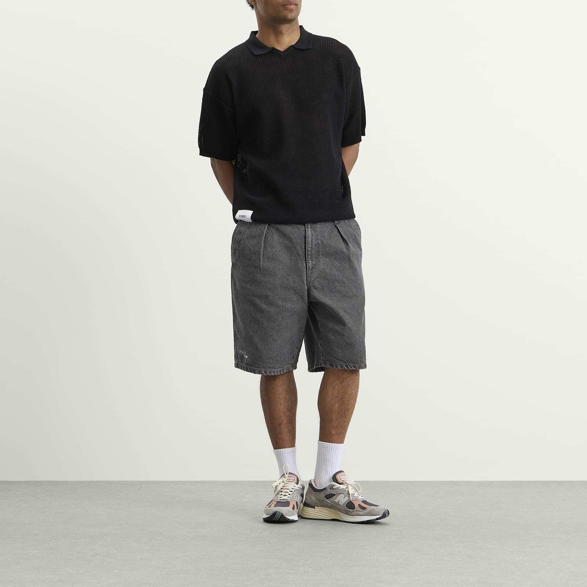 WTAPS Men's Blues Straight Shorts in Black