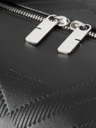 Burberry - Embossed Full-Grain Leather Weekend Bag