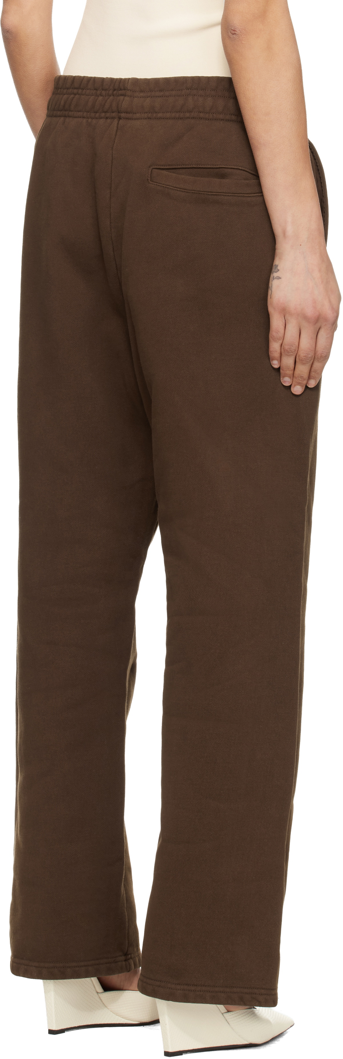 Entire Studios Brown Straight Leg Sweatpants