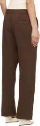 Entire Studios Brown Straight Leg Sweatpants