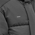 Pangaia Men's FLWRDWN Recycled Nylon Short Puffer Jacket in Black