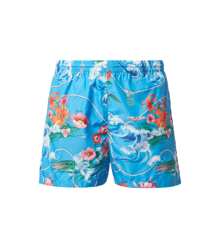 Photo: Gucci Floral swim trunks