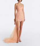 Maria Lucia Hohan Elsinora tulle corset minidress