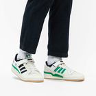 Adidas Men's Forum 84 Low Sneakers in White/Core Black/Green