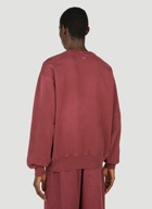 Acne Studios - Face Patch Sweatshirt in Red