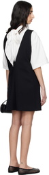 Carven Navy Wool Minidress