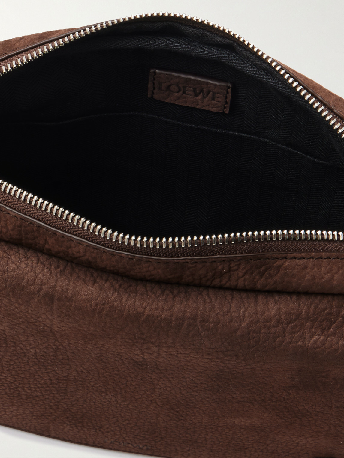 LOEWE - Pebble Embellished Full-Grain Nubuck Messenger Bag