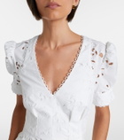 Rebecca Vallance Artesan broderie anglaise midi dress