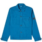 C.P. Company Men's Ottoman Shirt in Ink Blue