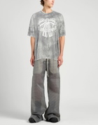 Acne Studios Mens T-shirt in Grey