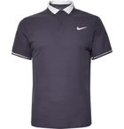 Nike Tennis - NikeCourt Advantage DRI-Fit Tennis Polo Shirt - Men - Gray