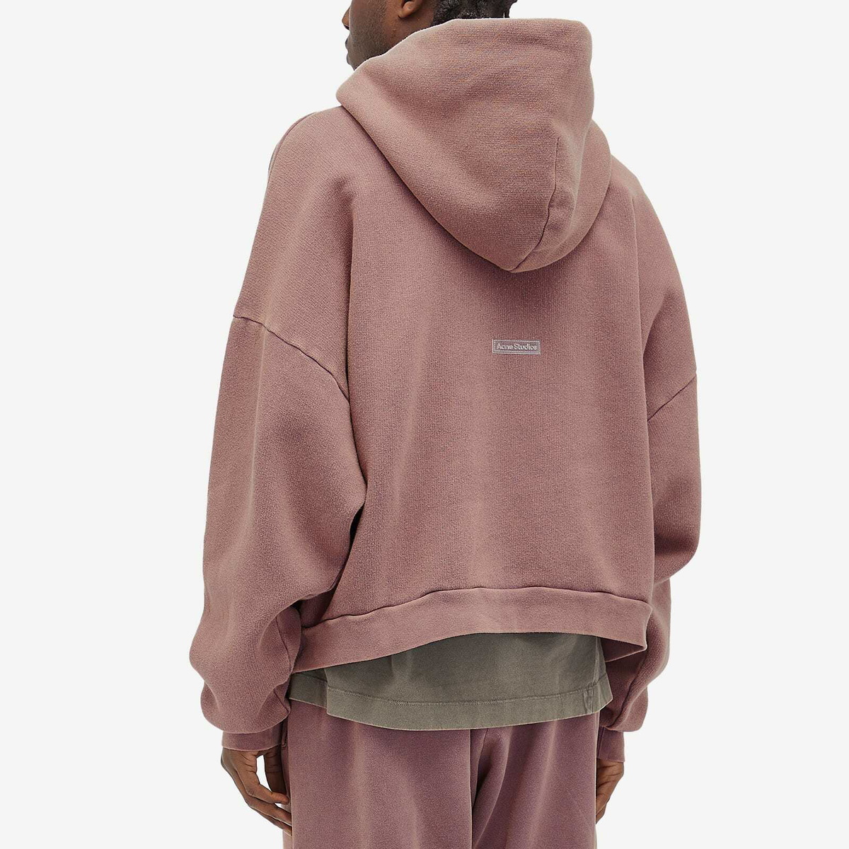 Acne Studios◆フェスター HU ヴィンテージ パーカー Acne Studios Men's Fester H U Vintage Hoodie in Plum Purple