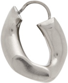 Maison Margiela Silver Semi Polished Earring
