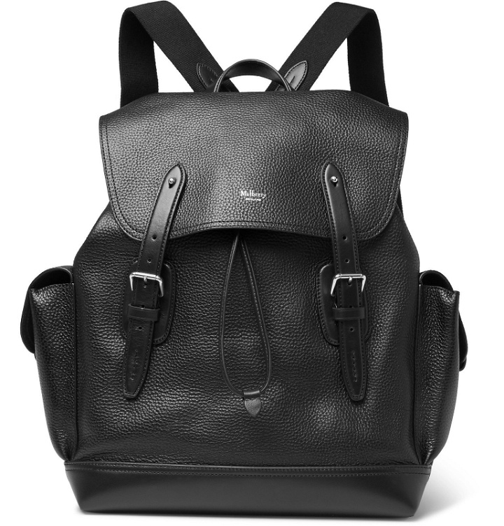Photo: Mulberry - Heritage Full-Grain Leather Backpack - Black