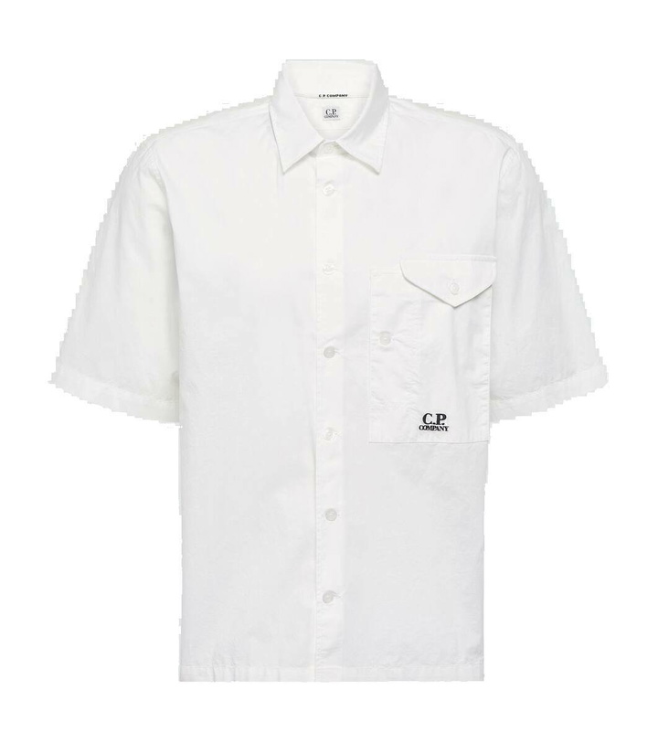 Photo: C.P. Company Logo cotton poplin shirt