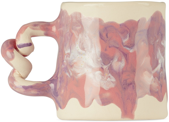 Photo: Harlie Brown Studio White & Purple Haze Wiggle Mug