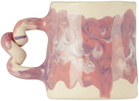 Harlie Brown Studio White & Purple Haze Wiggle Mug