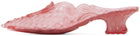 Y/Project Pink Melissa Edition Melissa Point Mules