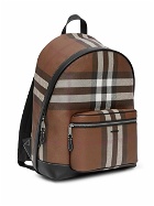 BURBERRY - Check Motif Backpack