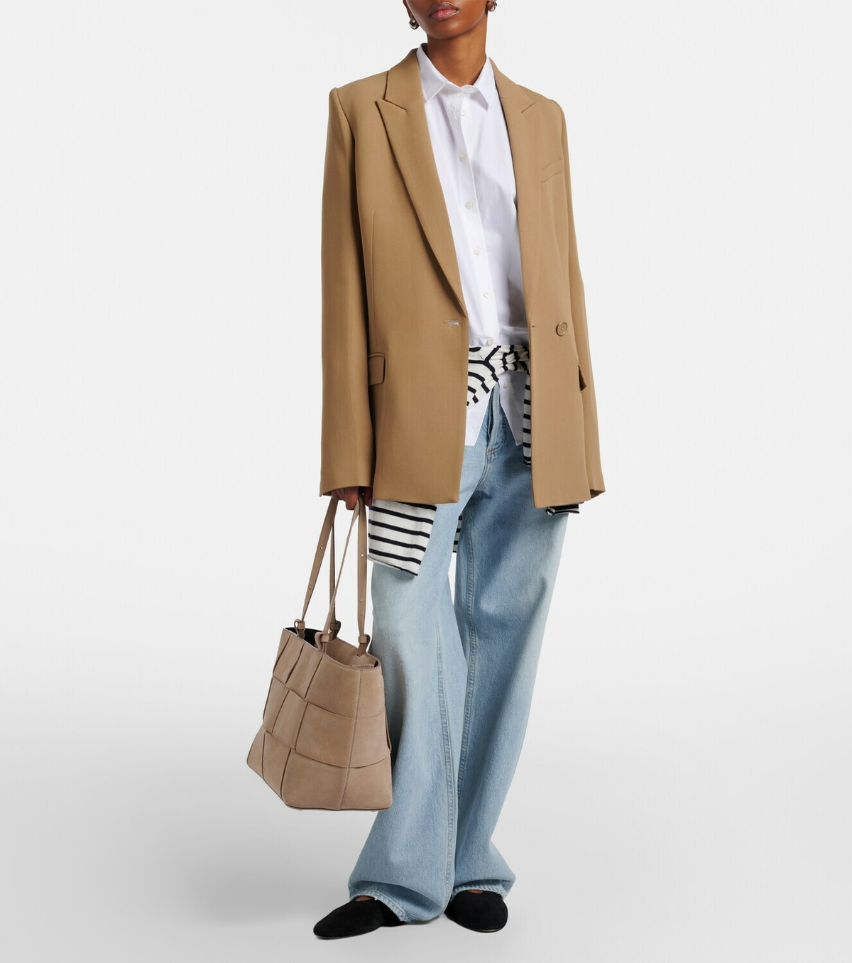 DeMellier Florence Large suede tote bag