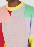 Colour Block Sweater in Red