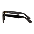 Super Black Flat Top Sunglasses