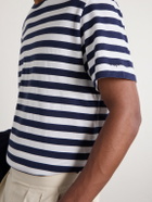 Ralph Lauren Purple label - Striped Cotton T-Shirt - Blue