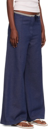 Baserange Navy Arthur Loose Jeans
