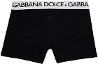 Dolce & Gabbana Black Long-Leg Boxers