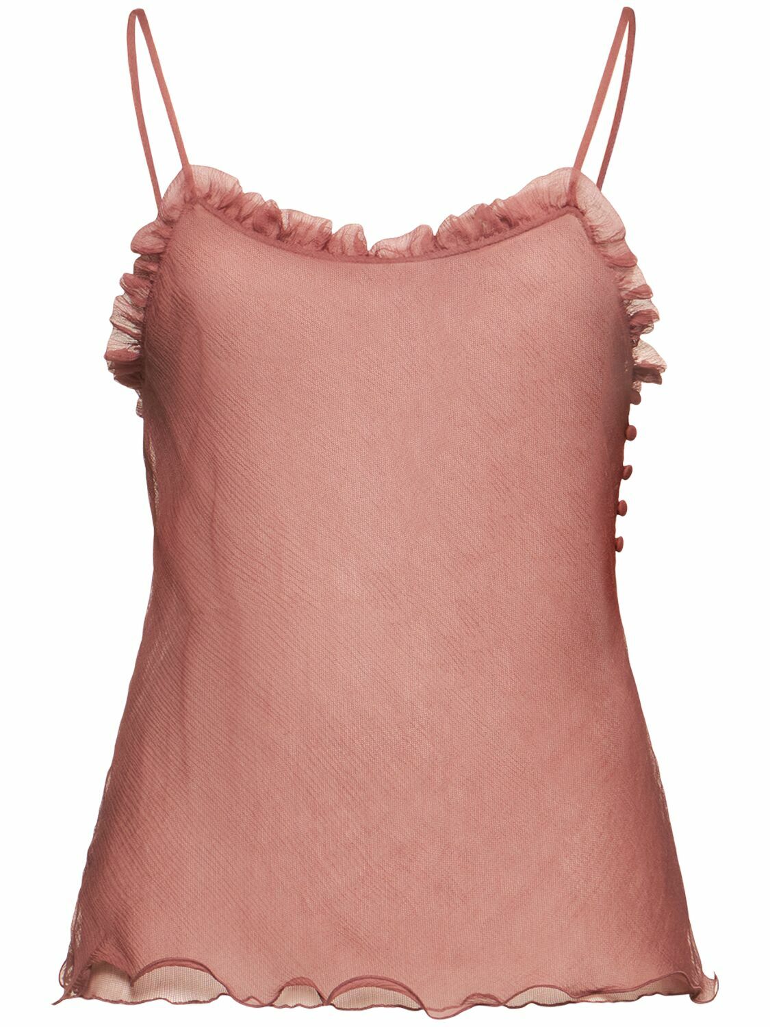 CHLOÉ Silk Tulle Top