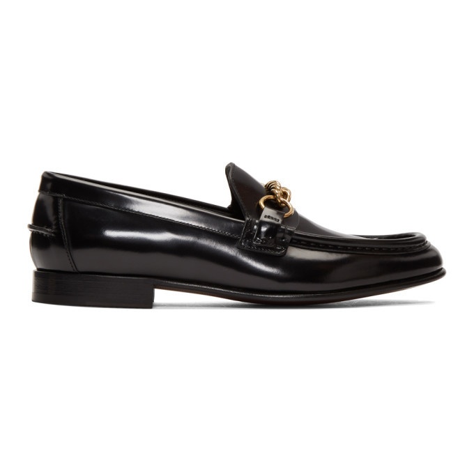 Photo: Burberry Black Chain Solway Loafers