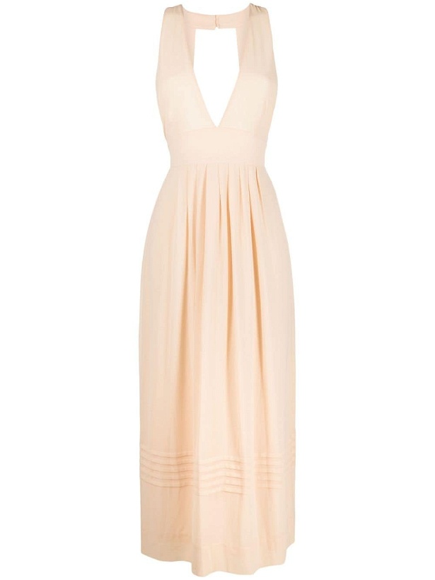 Photo: SEE BY CHLOÉ - Halter Neck Georgette Long Dress