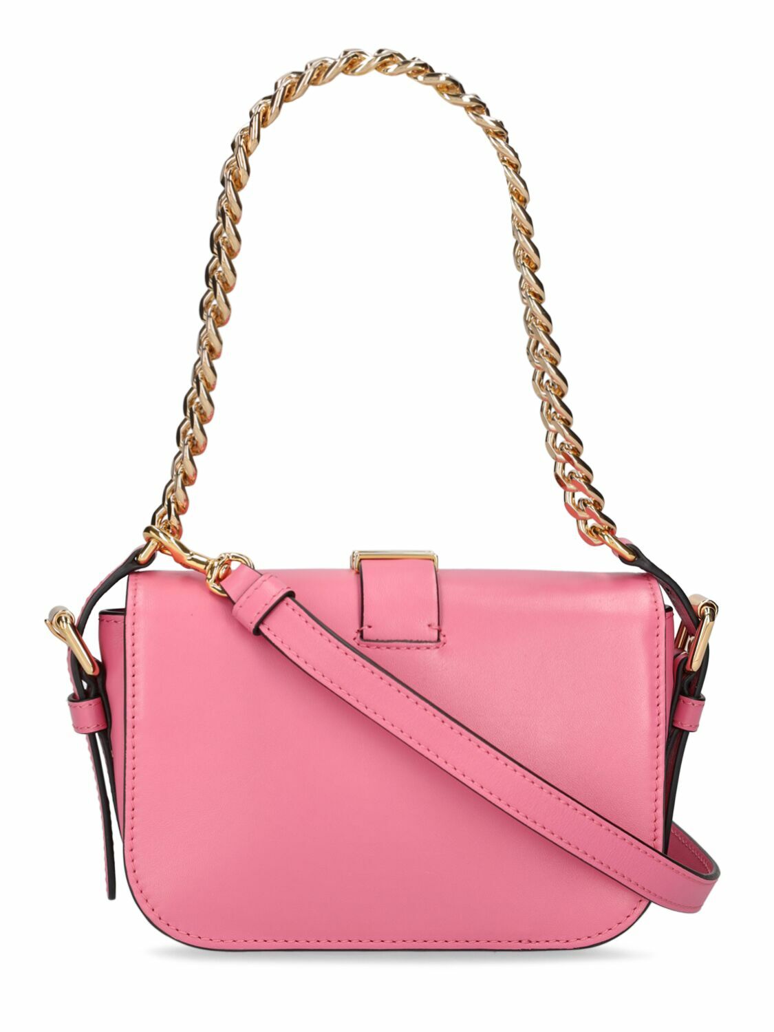 MOSCHINO - Logo Leather Shoulder Bag Moschino