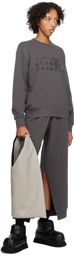 MM6 Maison Margiela Gray Vented Sweatpants