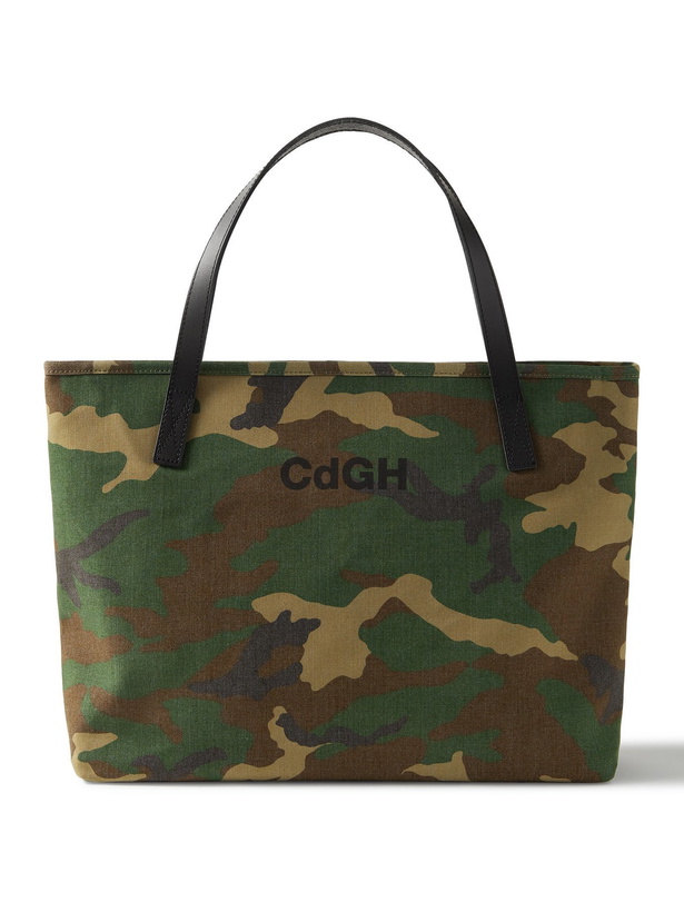 Photo: Comme des Garçons HOMME - Nylon-Trimmed Camouflage-Print Cotton-Canvas Tote - Green