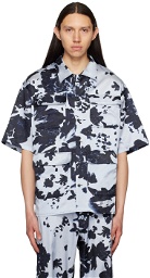 Nicholas Daley Blue Calypso Aloha Shirt