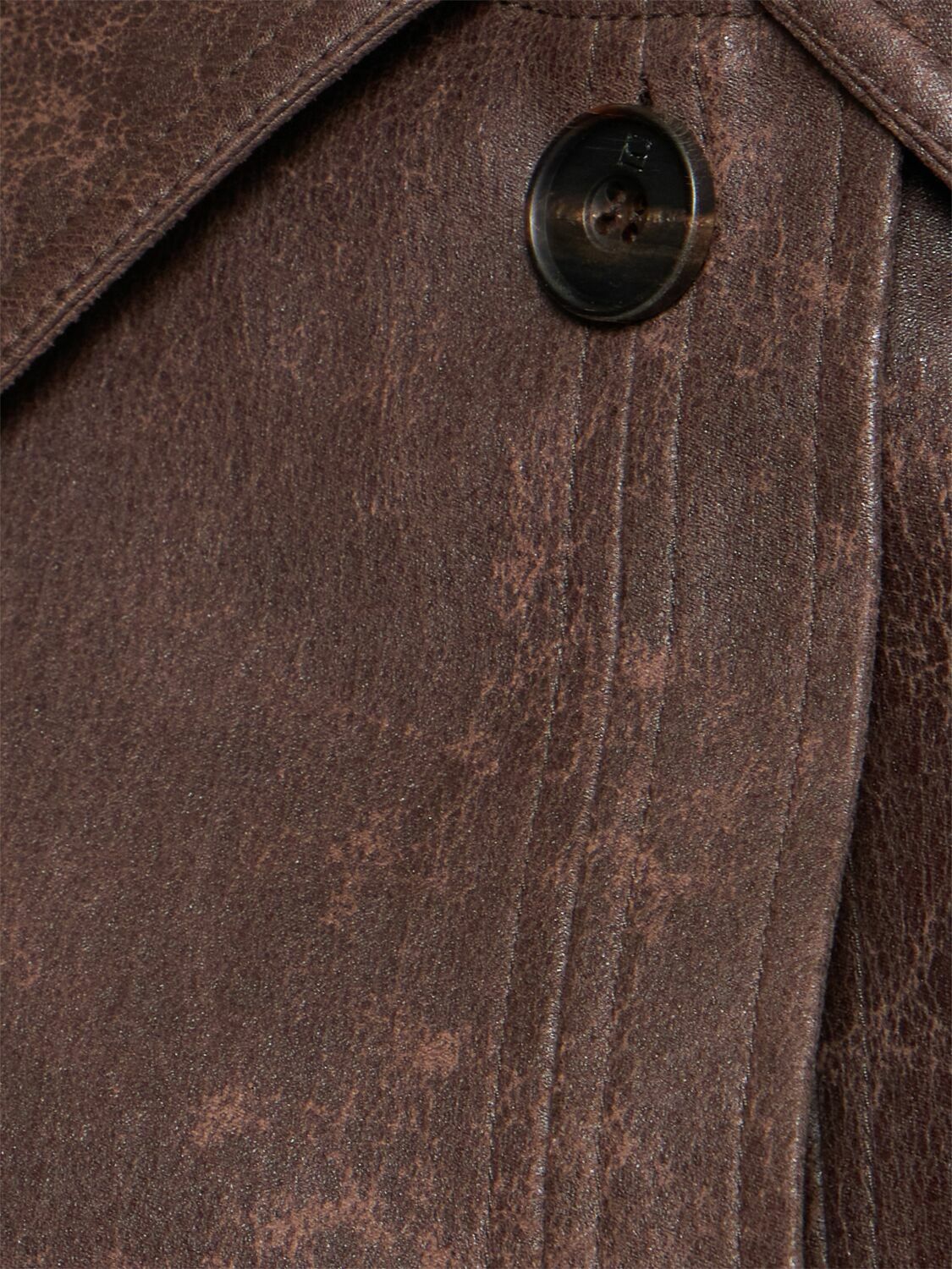 コート LOW CLASSIC : 24FW / CREASED LEATHER COAT (BROWN) 25832776_55833402_322.jpg